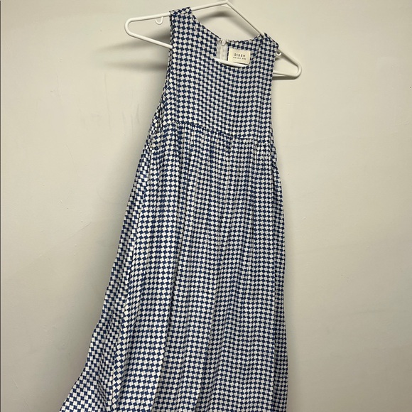 DISSH Blue and White Gingham Maxi Dress - Picture 7 of 8
